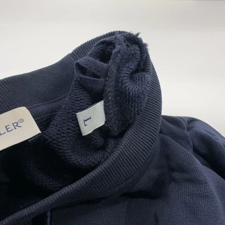 Moncler Moncler FW21 Logo Embroidered Cotton Crewneck Sweatshirt Size US L / EU 52-54 / 3 - 6 Thumbnail