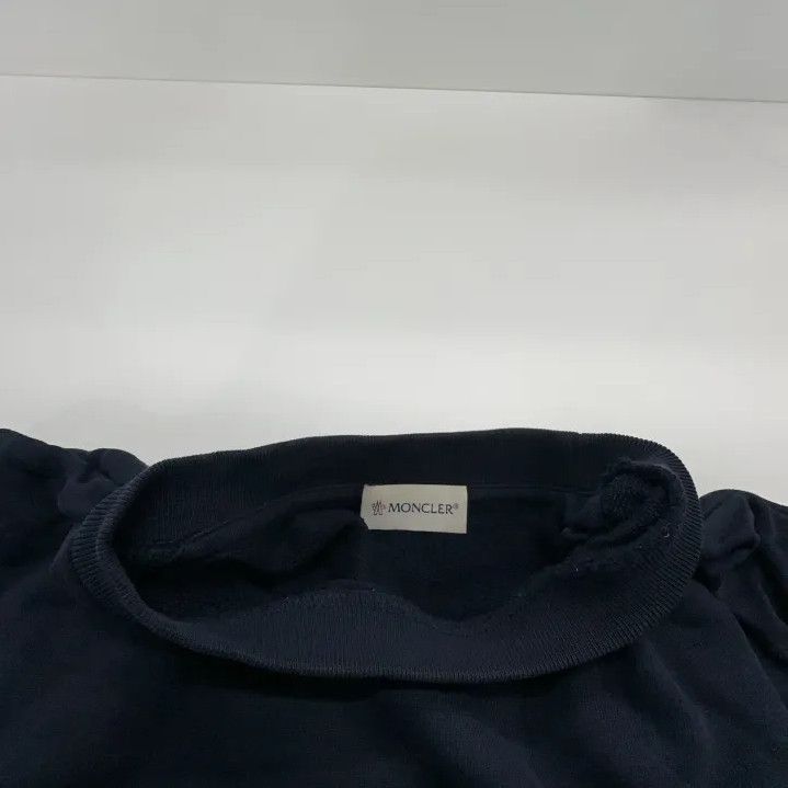 Moncler Moncler FW21 Logo Embroidered Cotton Crewneck Sweatshirt Size US L / EU 52-54 / 3 - 7 Thumbnail