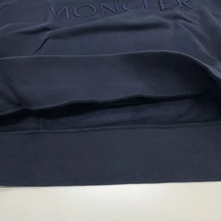 Moncler Moncler FW21 Logo Embroidered Cotton Crewneck Sweatshirt Size US L / EU 52-54 / 3 - 10 Thumbnail