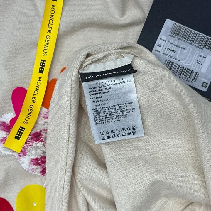 Moncler Moncler x JW Anderson Teddy Animal Print Short Sleeve T-Shirt Size US L / EU 52-54 / 3 - 4 Thumbnail