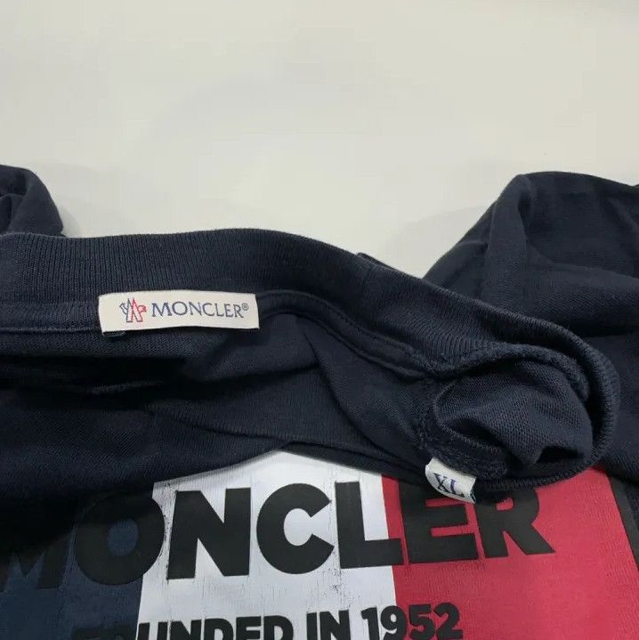 Moncler Moncler Men's Logo Short-Sleeve T-Shirt Size US XL / EU 56 / 4 - 4 Thumbnail