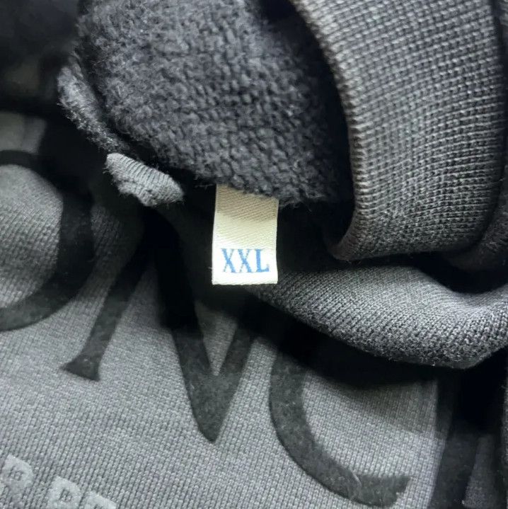 Moncler Moncler Flocked Logo Crewneck Long Sleeve Sweatshirt Size US XXL / EU 58 / 5 - 8 Thumbnail