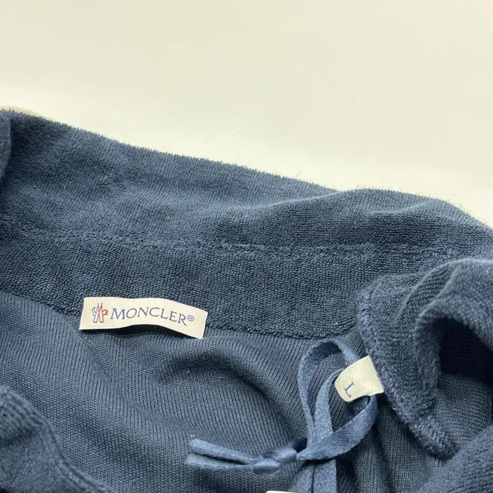 Moncler Moncler SS25 Logo Terry Cloth Short Sleeve Polo Size US L / EU 52-54 / 3 - 3 Thumbnail
