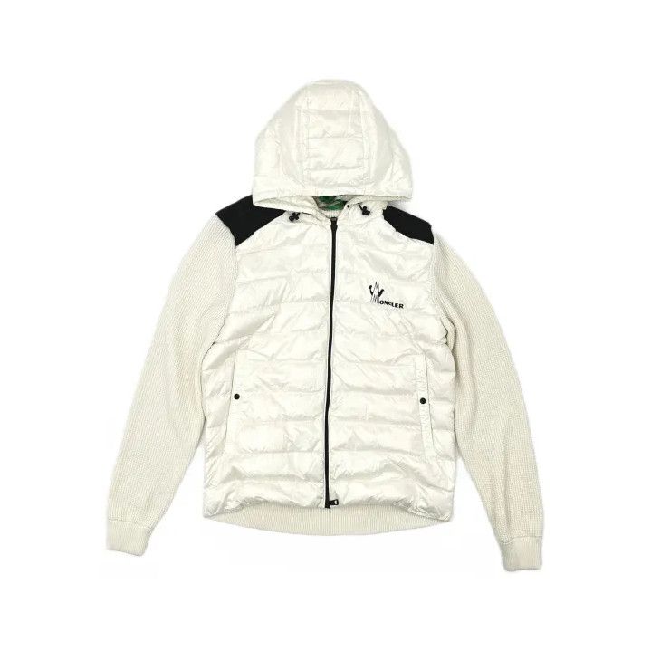 Moncler Moncler Printed Logo Zip Hooded Down Jacket Size US XL / EU 56 / 4 - 2 Thumbnail