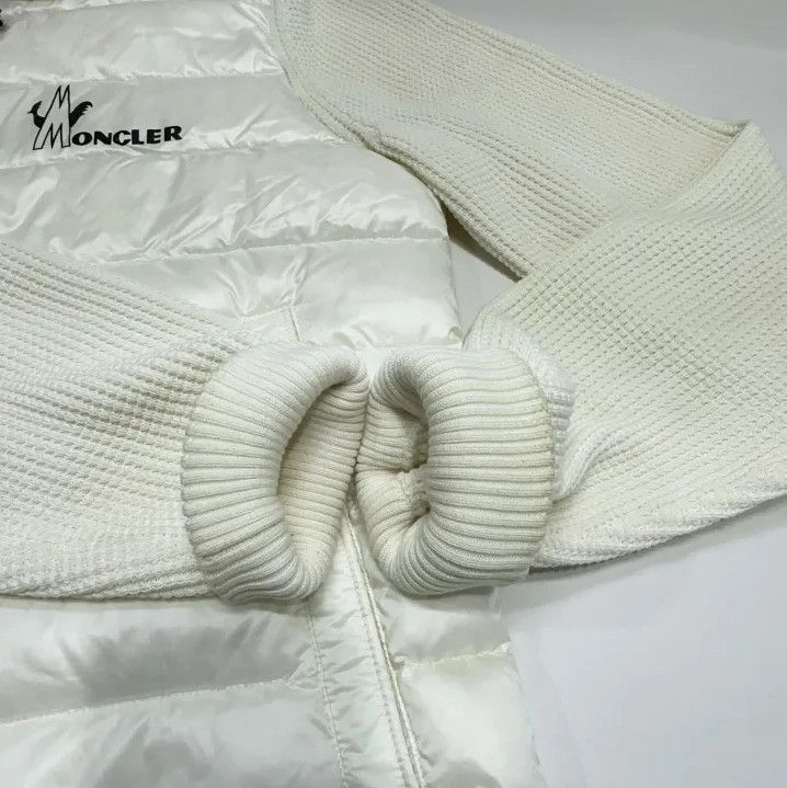 Moncler Moncler Printed Logo Zip Hooded Down Jacket Size US XL / EU 56 / 4 - 10 Thumbnail