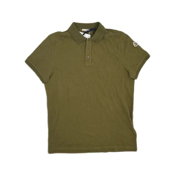 Moncler Moncler Solid Collar Short-Sleeve Polo Size US S / EU 44-46 / 1 - 2 Thumbnail