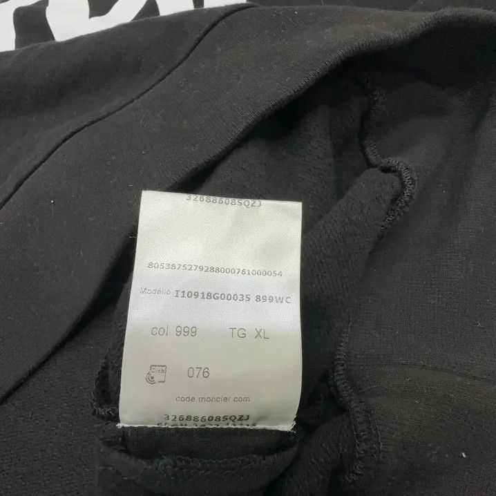 Moncler Moncler SS23 Men's Solid Letter Print Sweatshirt Size US XL / EU 56 / 4 - 7 Thumbnail