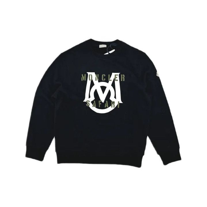 Moncler Moncler SS23 Men's Solid Letter Print Sweatshirt Size US XL / EU 56 / 4 - 2 Thumbnail