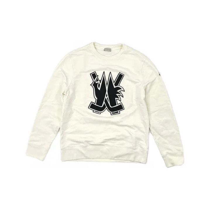 Moncler Moncler FW23 Hockey Logo Crewneck Sweatshirt Size US XL / EU 56 / 4 - 2 Thumbnail