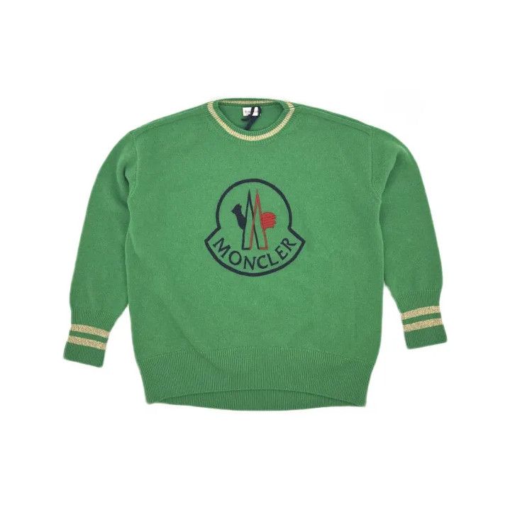 Moncler Moncler Classic Logo Wool Sweater Size US S / EU 44-46 / 1 - 2 Thumbnail