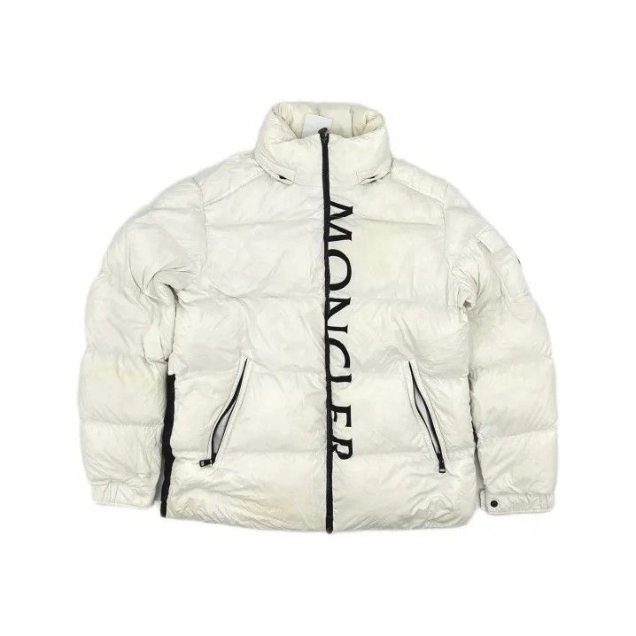 Moncler Moncler Logo Print Puffer Hooded Down Jacket Size US S / EU 44-46 / 1 - 2 Thumbnail
