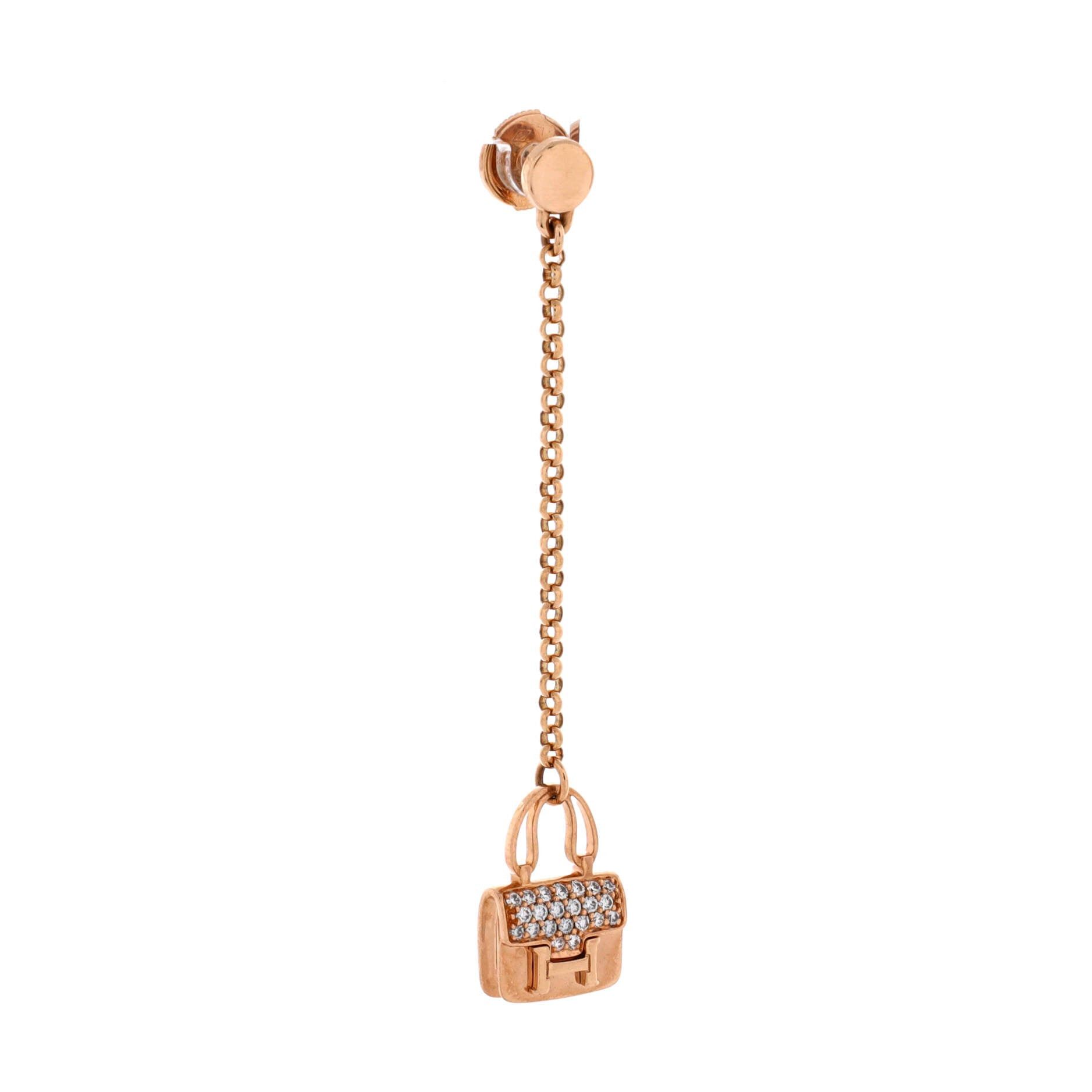 Hermes Amulettes Constance Drop Earrings Size ONE SIZE - 3 Thumbnail