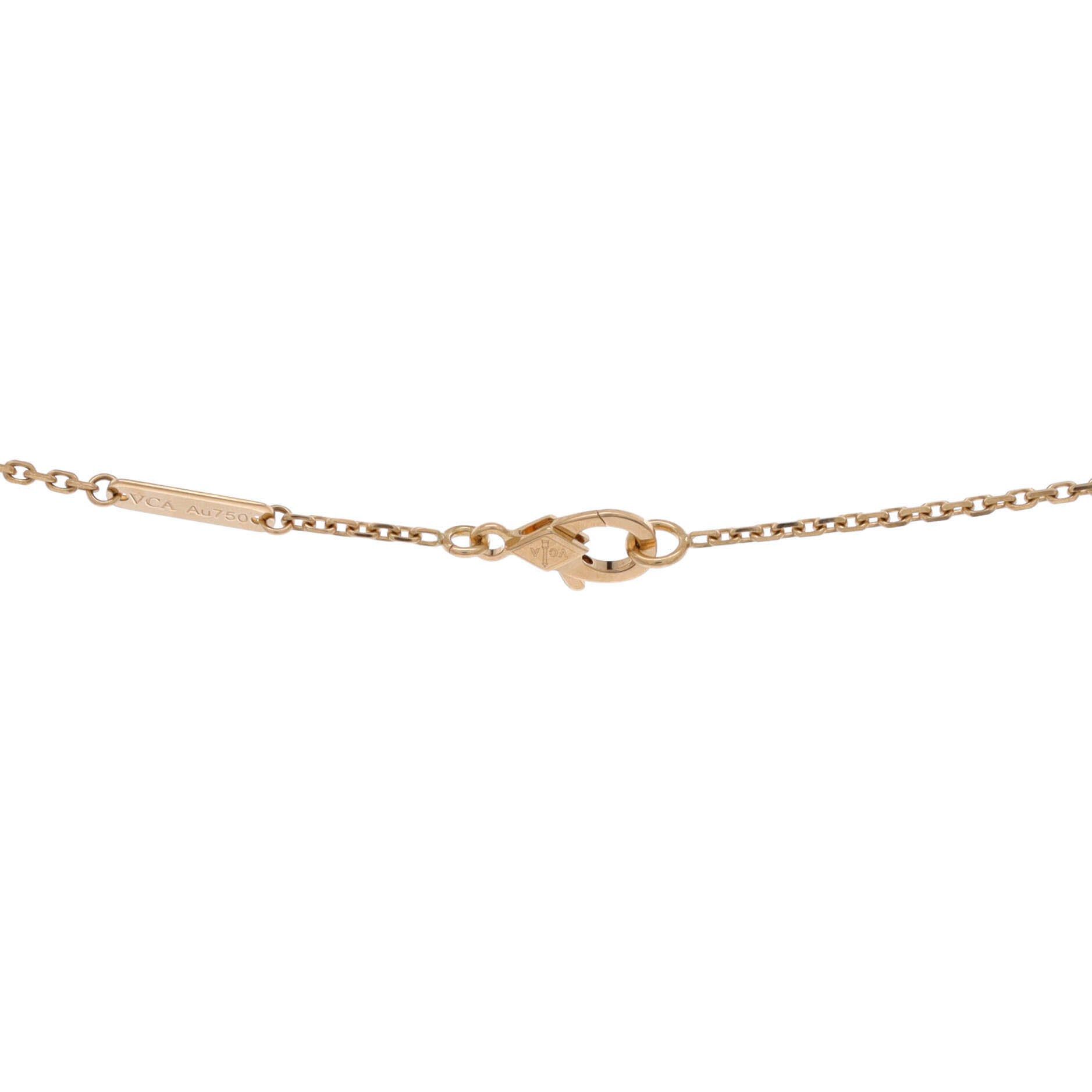 Van Cleef & Arpels Lucky Alhambra Butterfly Pendant Necklace Size ONE SIZE - 4 Thumbnail