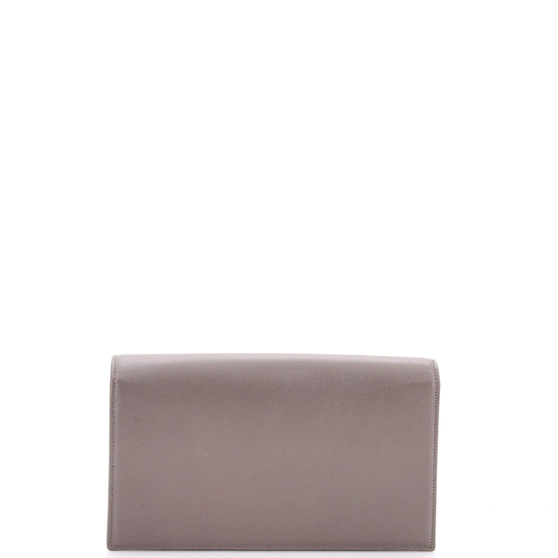 Saint Laurent Paris Classic Monogram Clutch Size ONE SIZE - 3 Thumbnail
