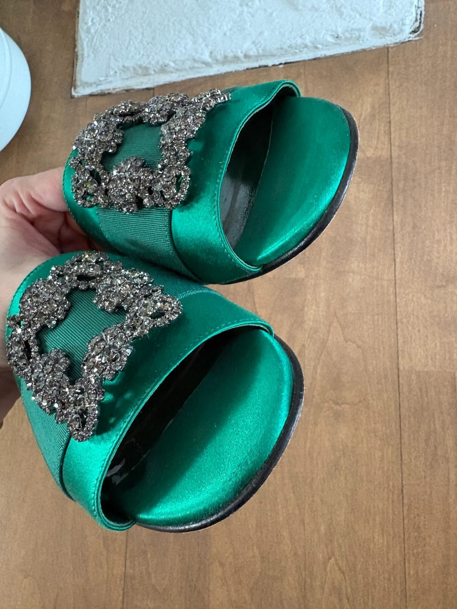 Manolo Blahnik Manolo Blahnik Martamod Sandals Size US 7 / IT 37 - 6 Thumbnail