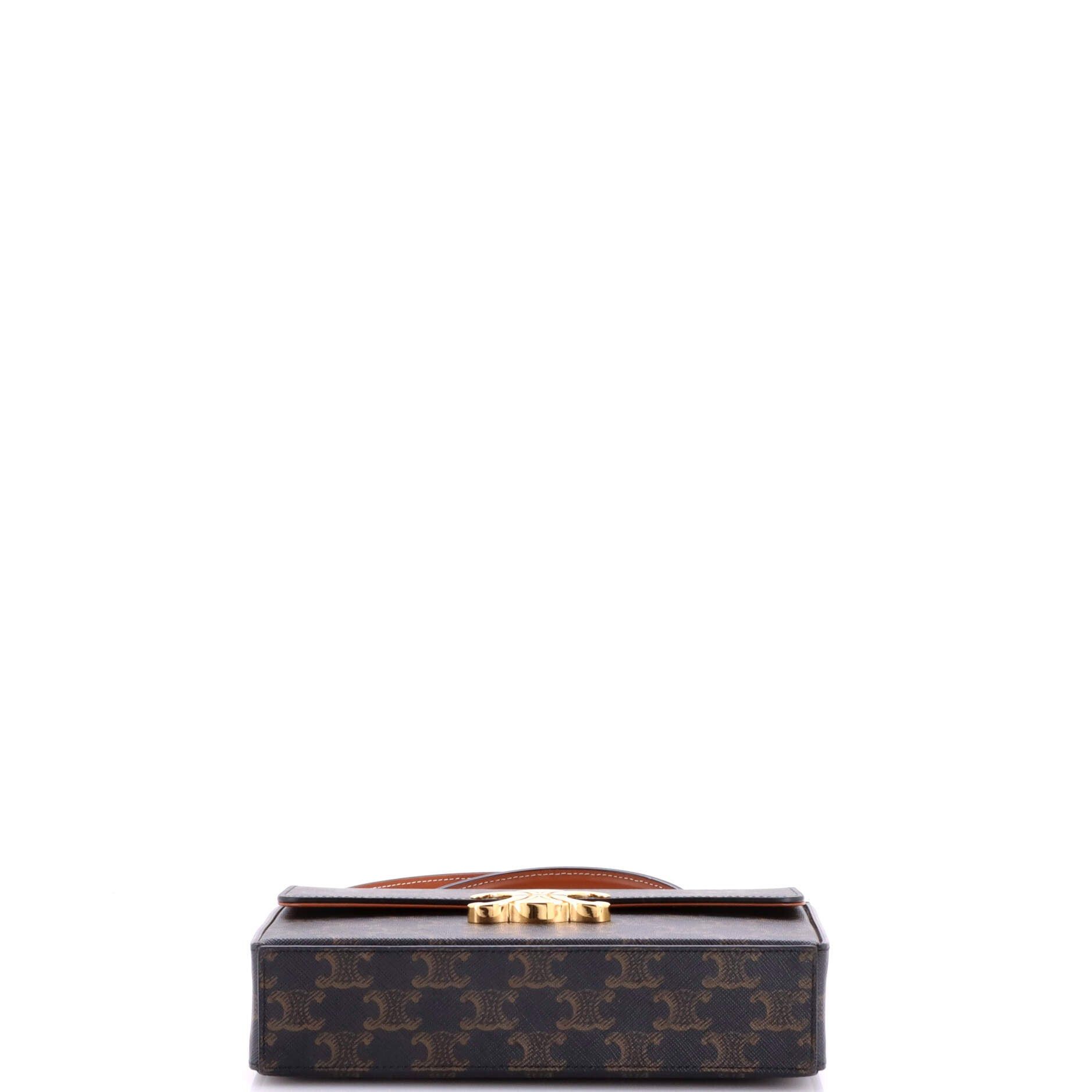Celine Triomphe Box Top Handle Bag Size ONE SIZE - 4 Thumbnail
