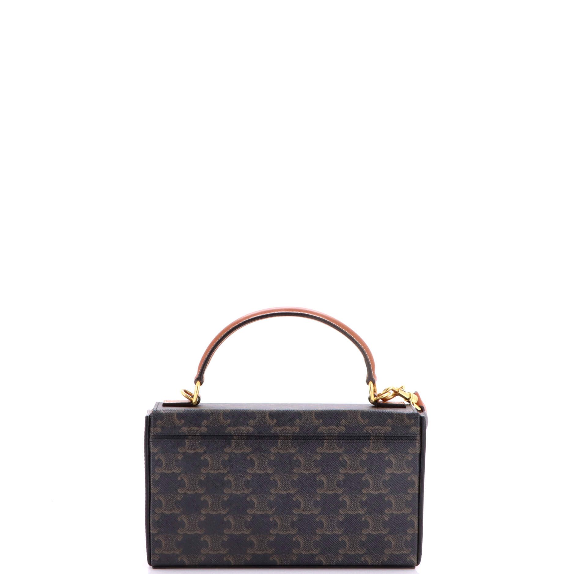Celine Triomphe Box Top Handle Bag Size ONE SIZE - 3 Thumbnail