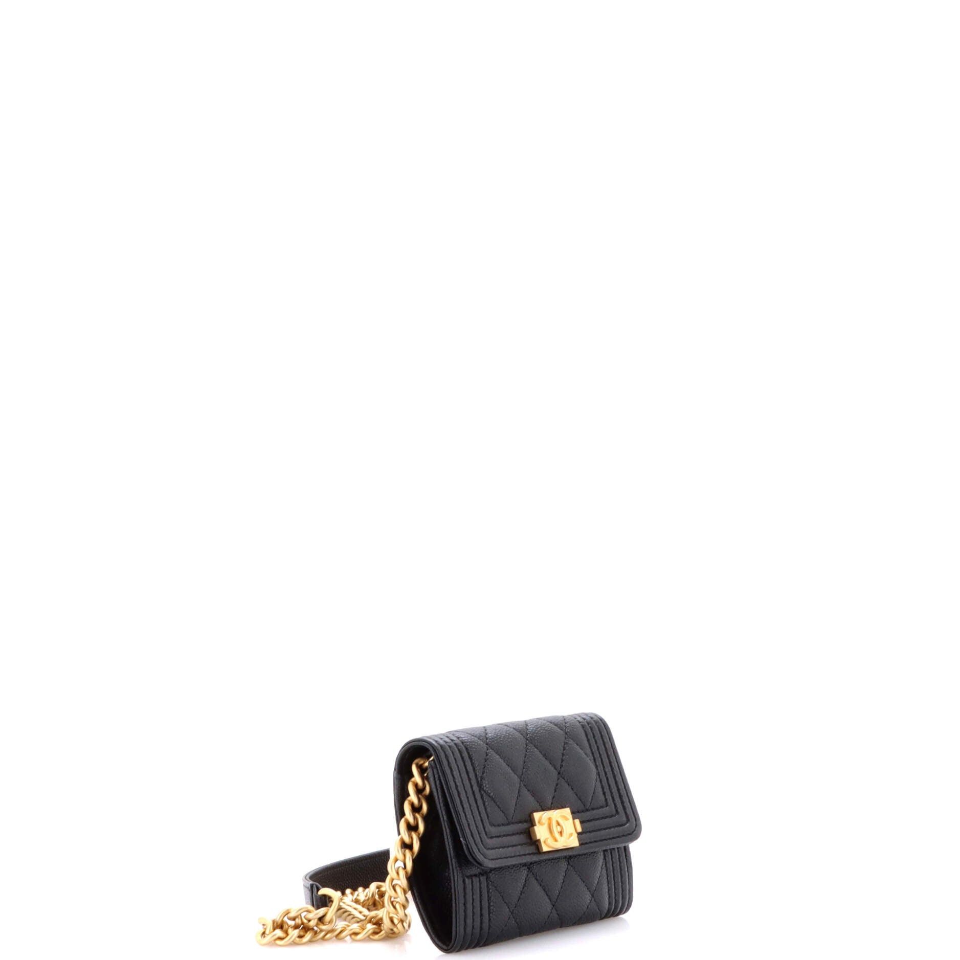 Chanel Boy Coin Purse with Chain Size ONE SIZE - 3 Thumbnail