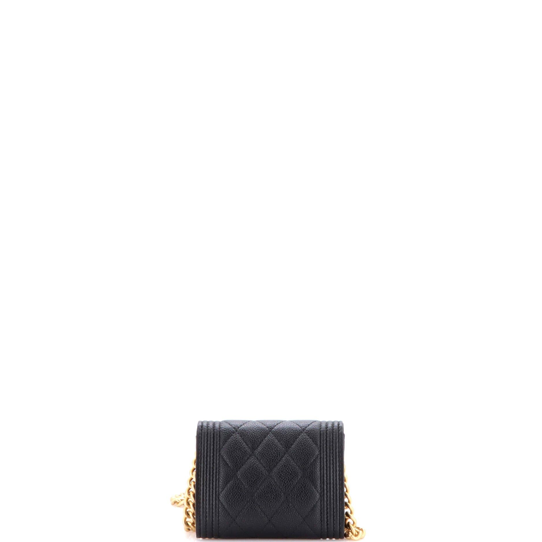 Chanel Boy Coin Purse with Chain Size ONE SIZE - 4 Thumbnail