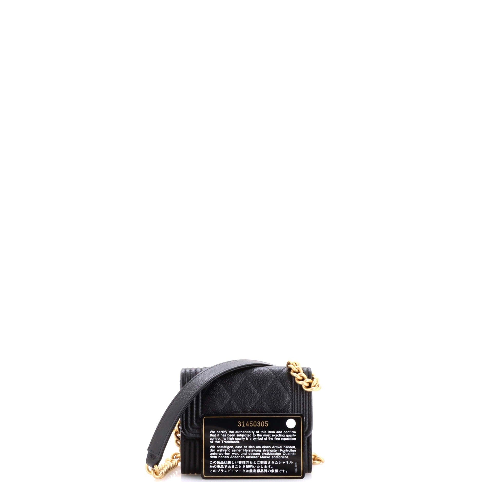 Chanel Boy Coin Purse with Chain Size ONE SIZE - 2 Thumbnail