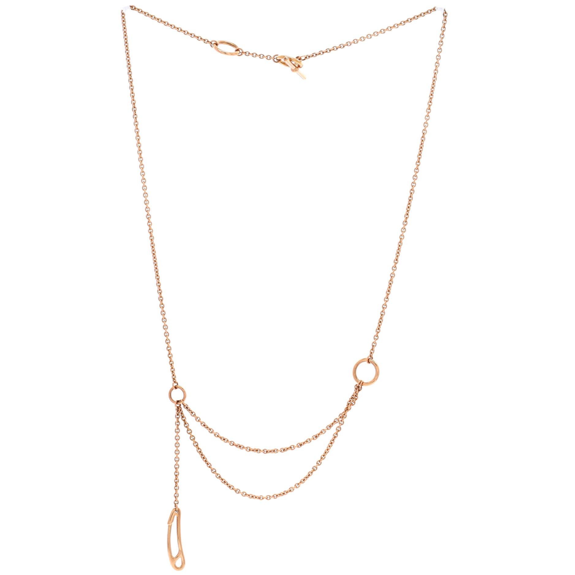 Hermes Chaine d'Ancre Punk Double Strand Necklace Size ONE SIZE - 2 Thumbnail