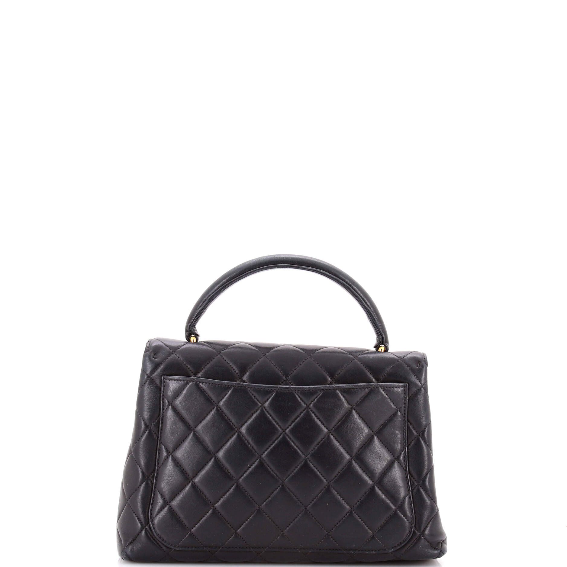 Chanel Vintage Classic Top Handle Flap Bag Size ONE SIZE - 3 Thumbnail