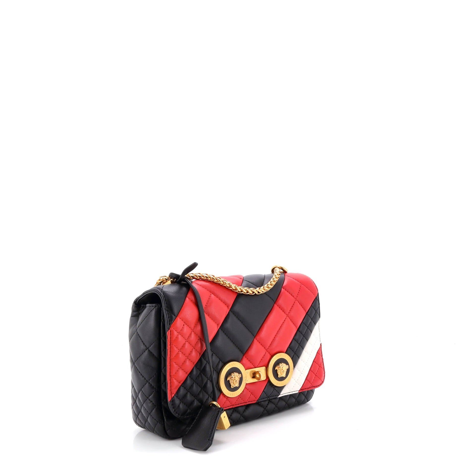 Medusa Padlock Icon Flap Bag