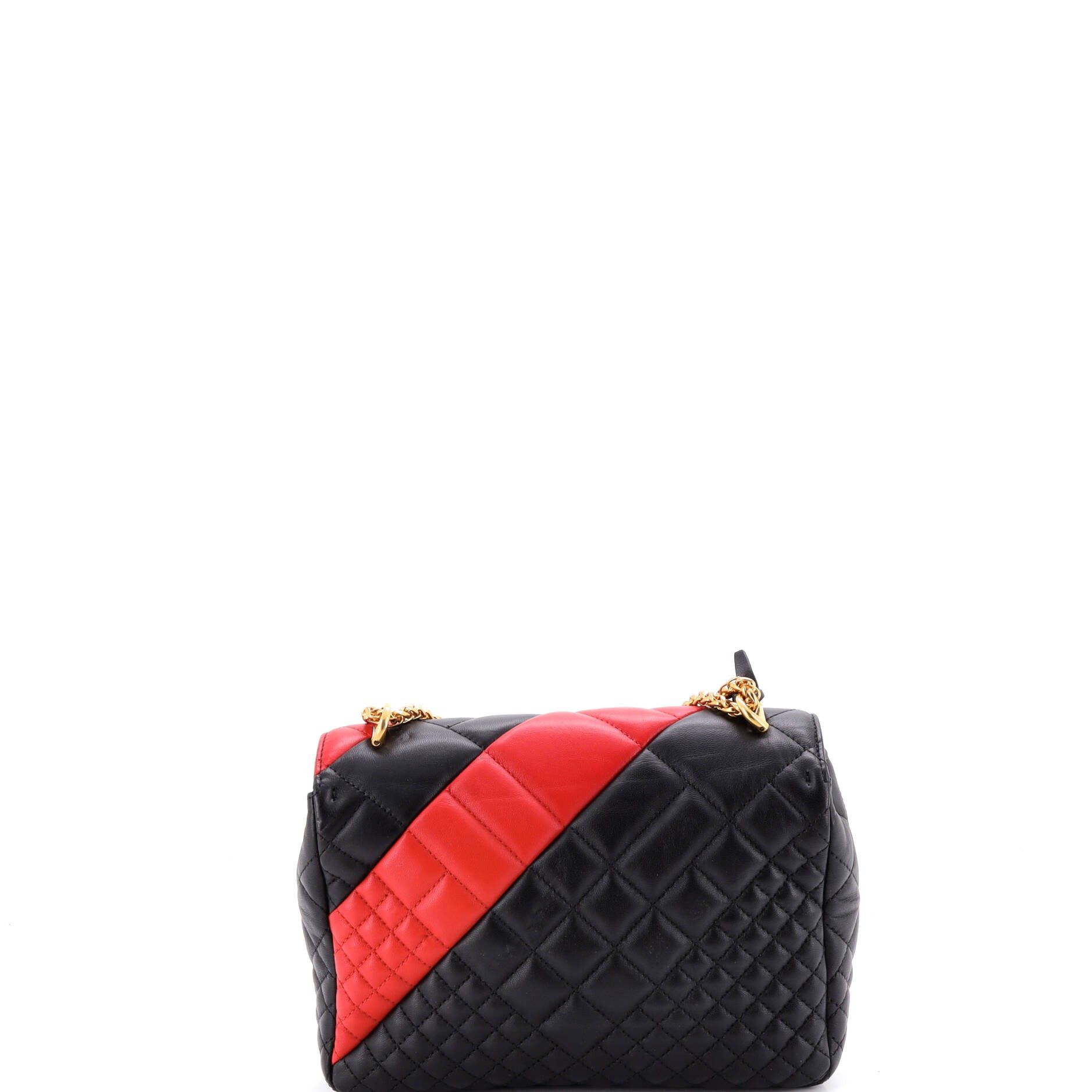 Medusa Padlock Icon Flap Bag