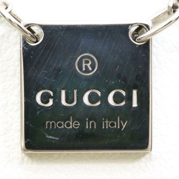 Gucci Gucci Square Plate 925 Silver Necklace Precious Metal Necklace DUTY FREE for USA