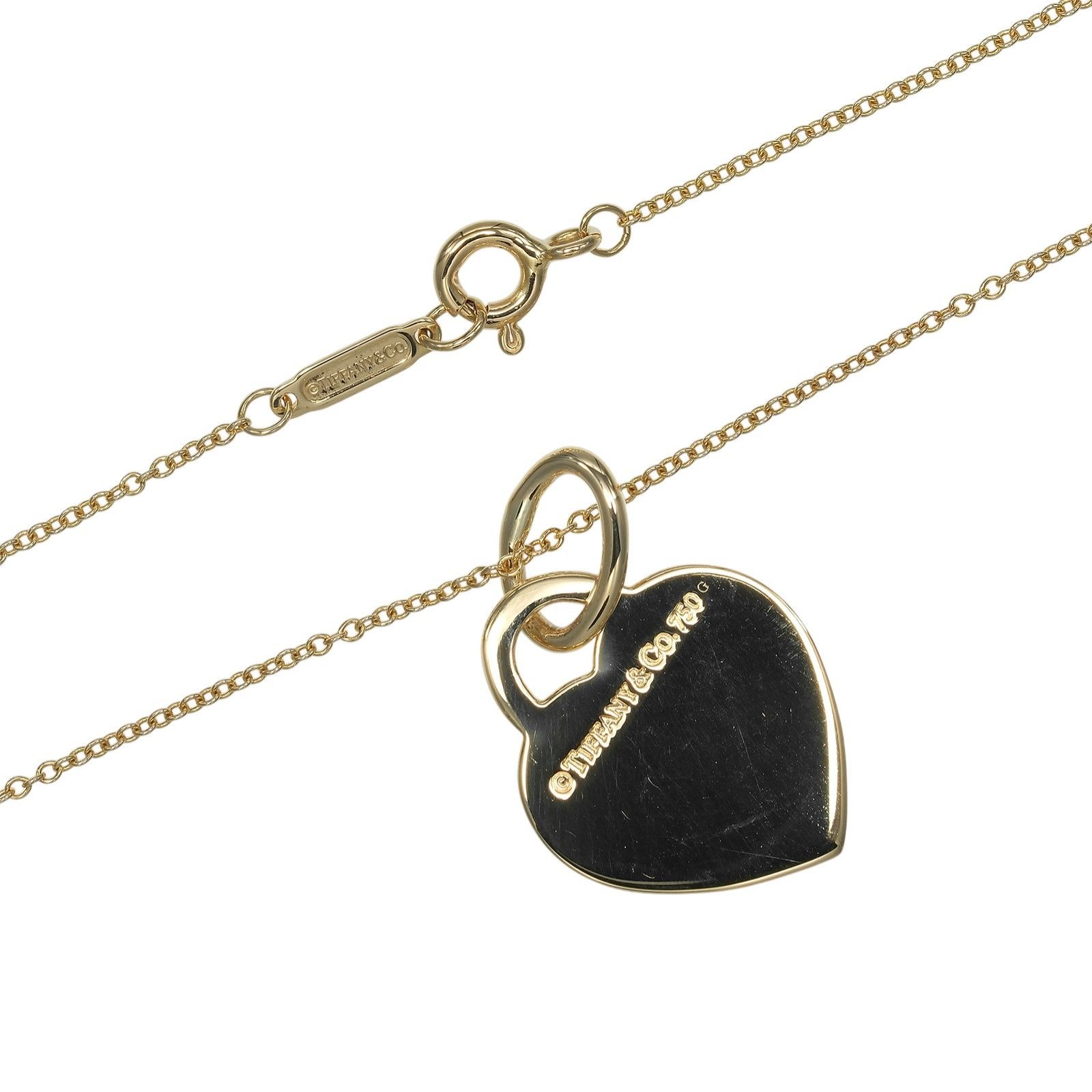 Tiffany & Co. Tiffany & Co. Tiffany & Co. Return to Tiffany Au750 Necklace Precious Metal Necklace DUTY FREE for USA Size ONE SIZE - 4 Thumbnail