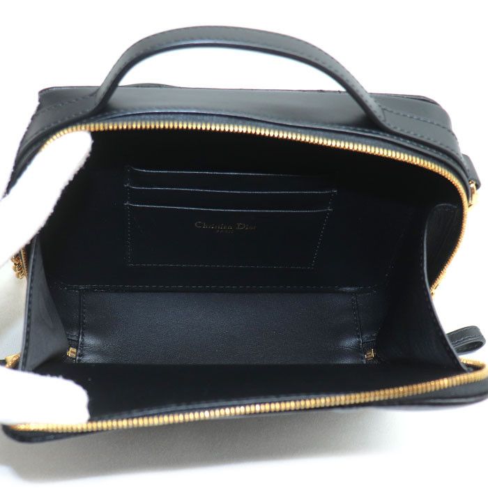Dior Dior Dior Macro Cannage Caro Leather 2way Shoulder Bag Leather Shoulder Bag S5140UNGX_M900 DUTY FREE for USA Size ONE SIZE - 3 Thumbnail