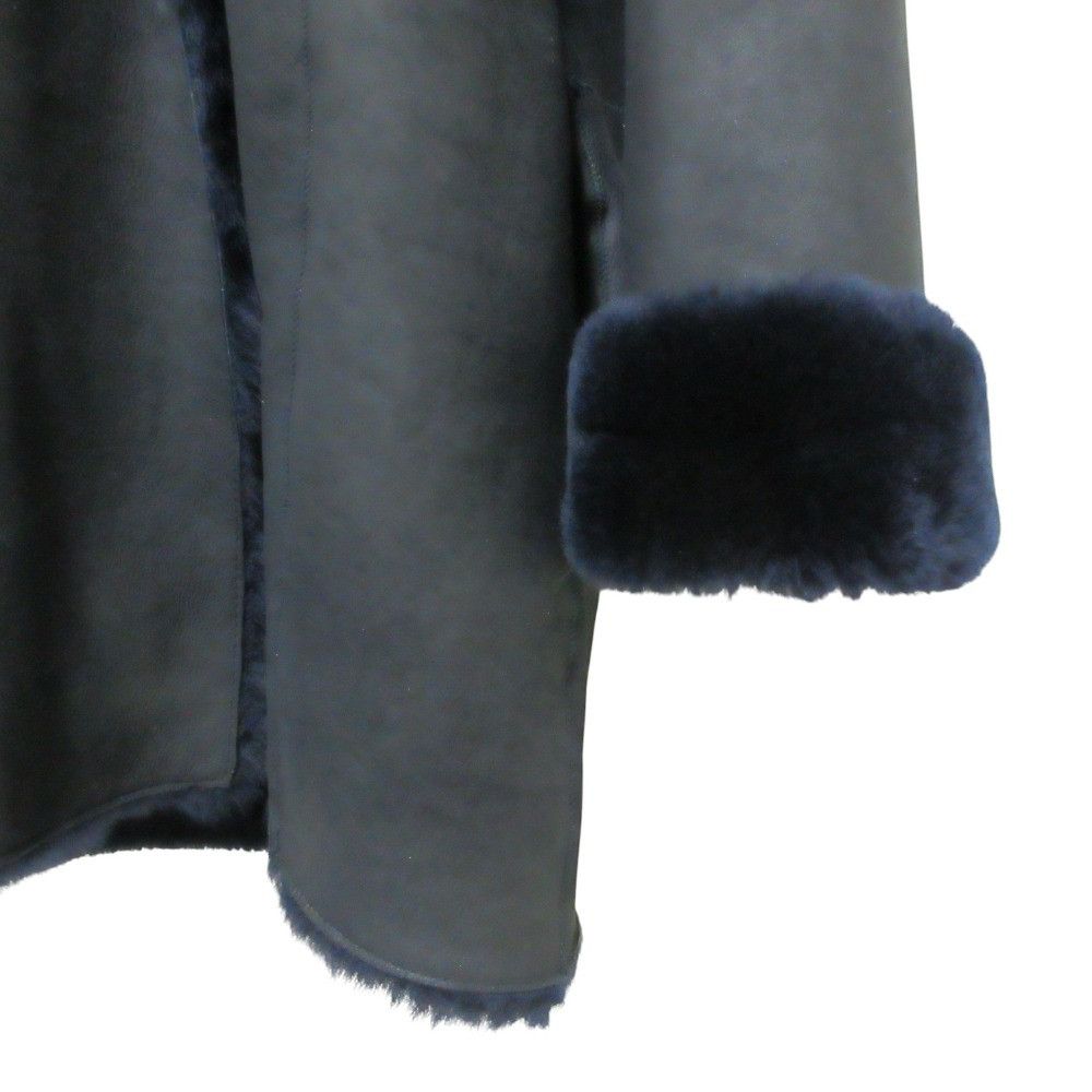 Theory Theory Theory SILKY NAPPALAN CLAIRENE F Shearling Reversible Coat Fur Outerwear DUTY FREE for USA Size ONE SIZE - 5 Thumbnail