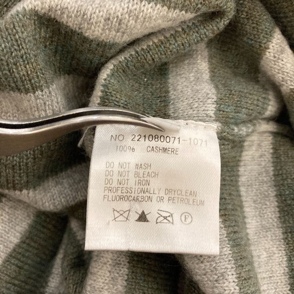 Other Other Ron Herman 100% Cashmere Stripe Knit Pullover Textile Tops DUTY FREE for USA Size ONE SIZE - 4 Thumbnail