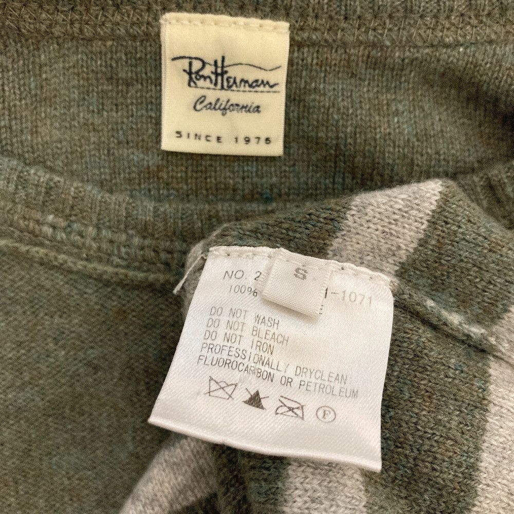 Other Other Ron Herman 100% Cashmere Stripe Knit Pullover Textile Tops DUTY FREE for USA Size ONE SIZE - 3 Thumbnail