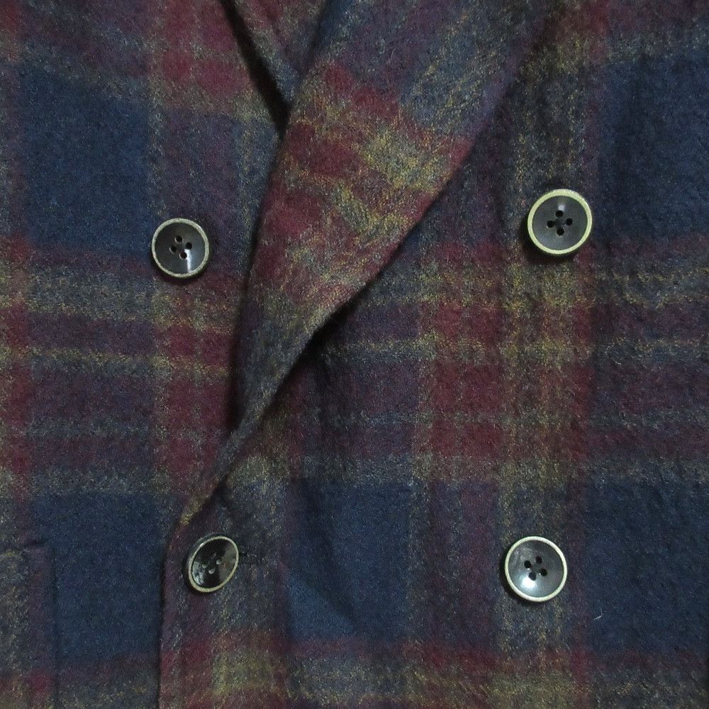 Other Other TOMORROWLAND Zanieri Wool Check Double-Breasted Jacket Textile Outerwear DUTY FREE for USA Size ONE SIZE - 5 Thumbnail