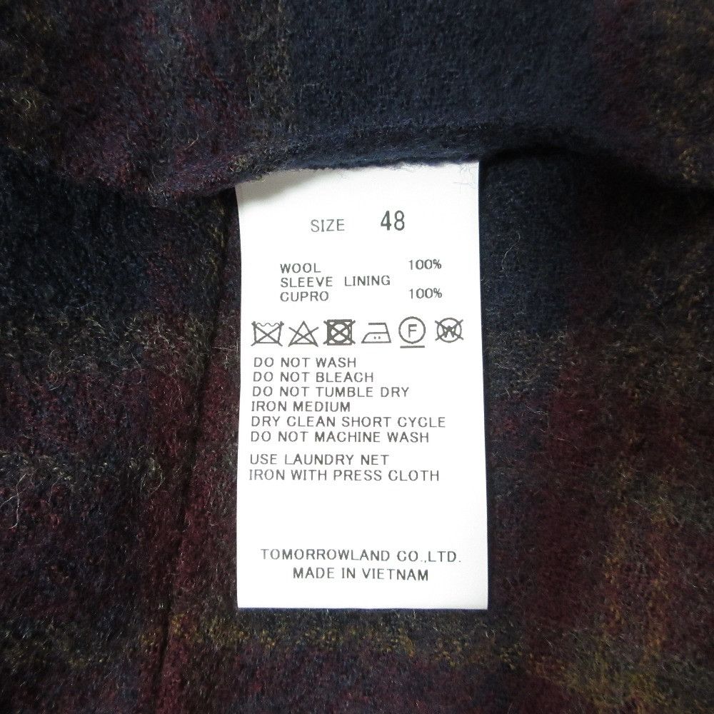 Other Other TOMORROWLAND Zanieri Wool Check Double-Breasted Jacket Textile Outerwear DUTY FREE for USA Size ONE SIZE - 10 Thumbnail