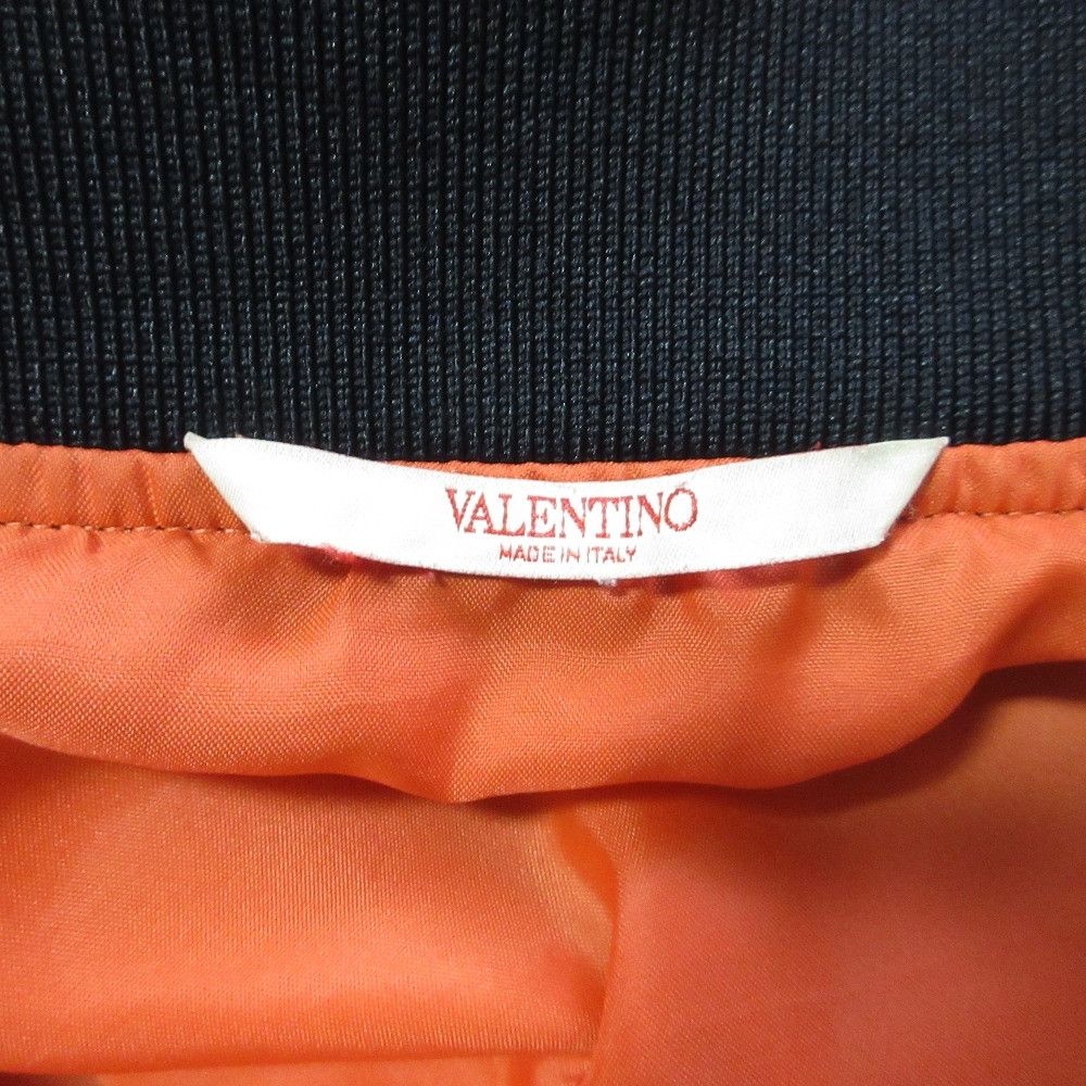 Valentino Valentino Valentino Back Logo Print Bomber Jacket Textile Outerwear XV3CIF15826 DUTY FREE for USA Size ONE SIZE - 6 Thumbnail
