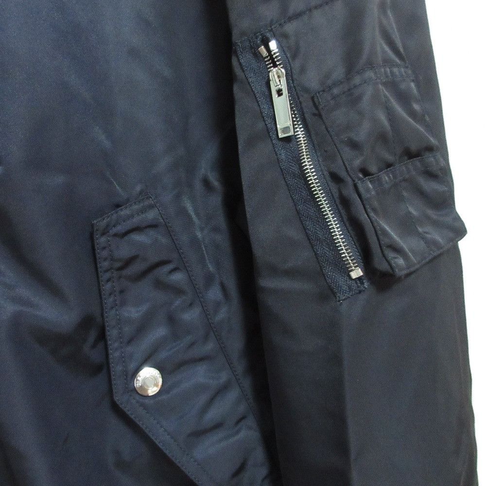 Valentino Valentino Valentino Back Logo Print Bomber Jacket Textile Outerwear XV3CIF15826 DUTY FREE for USA Size ONE SIZE - 5 Thumbnail