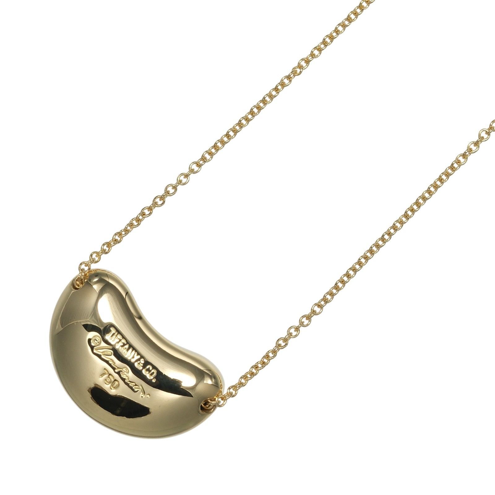 Tiffany & Co. Tiffany & Co. TIFFANY&Co. Bean Au750 Necklace Precious Metal Necklace DUTY FREE for USA Size ONE SIZE - 3 Thumbnail