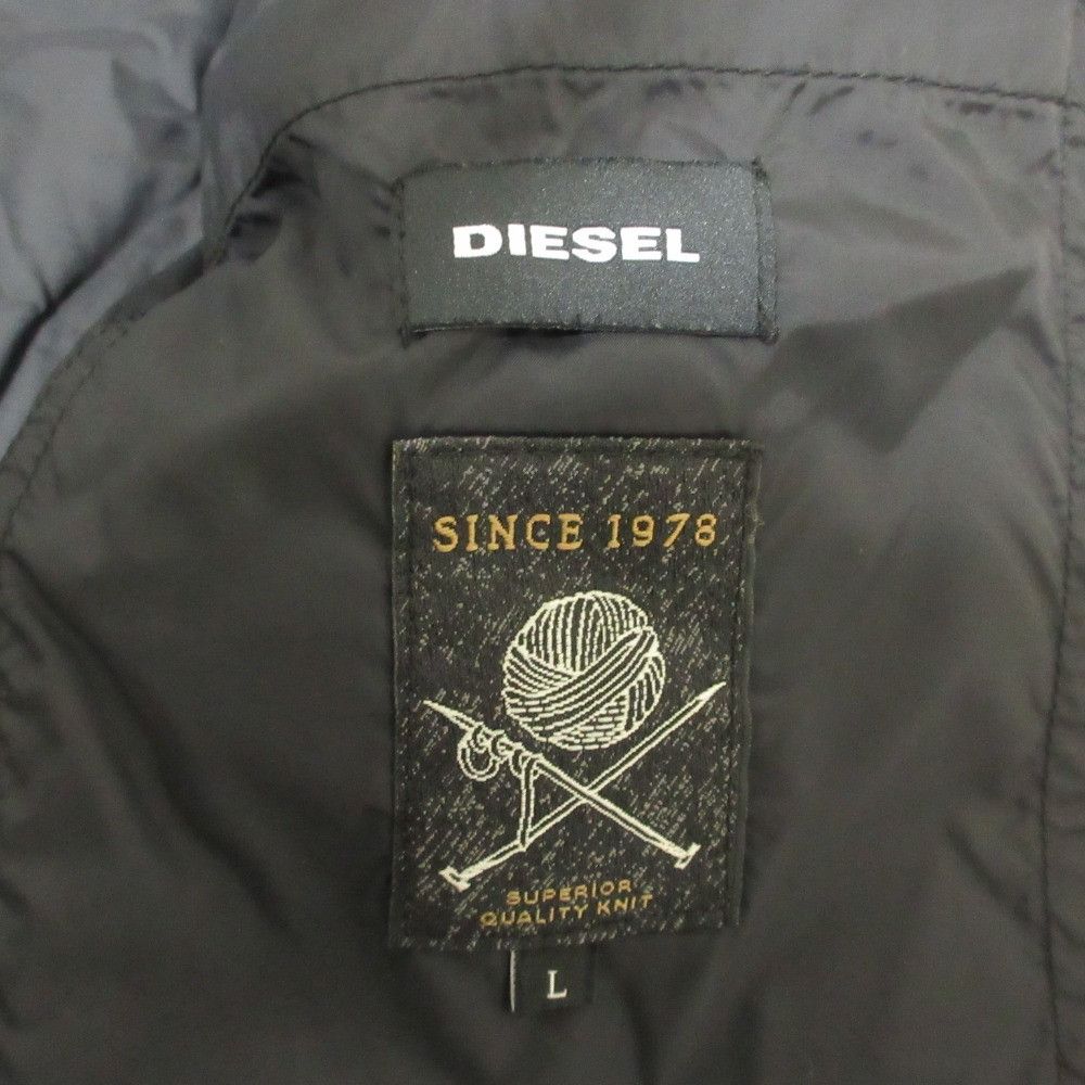 Other Other DIESEL Cable Knit Wool Down Vest Textile Outerwear DUTY FREE for USA Size ONE SIZE - 3 Thumbnail