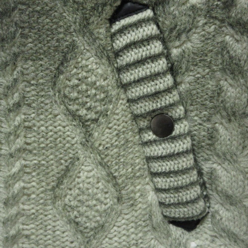 Other Other DIESEL Cable Knit Wool Down Vest Textile Outerwear DUTY FREE for USA Size ONE SIZE - 6 Thumbnail