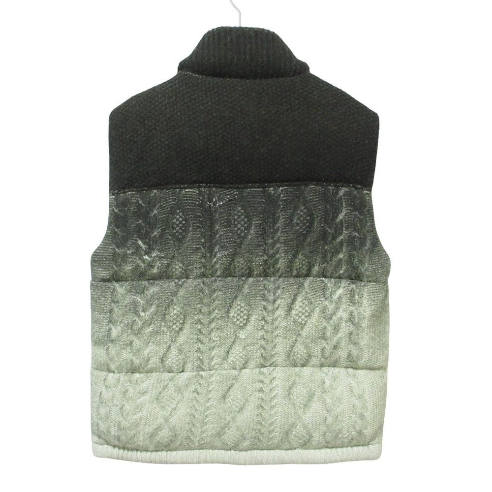 Other Other DIESEL Cable Knit Wool Down Vest Textile Outerwear DUTY FREE for USA Size ONE SIZE - 2 Thumbnail
