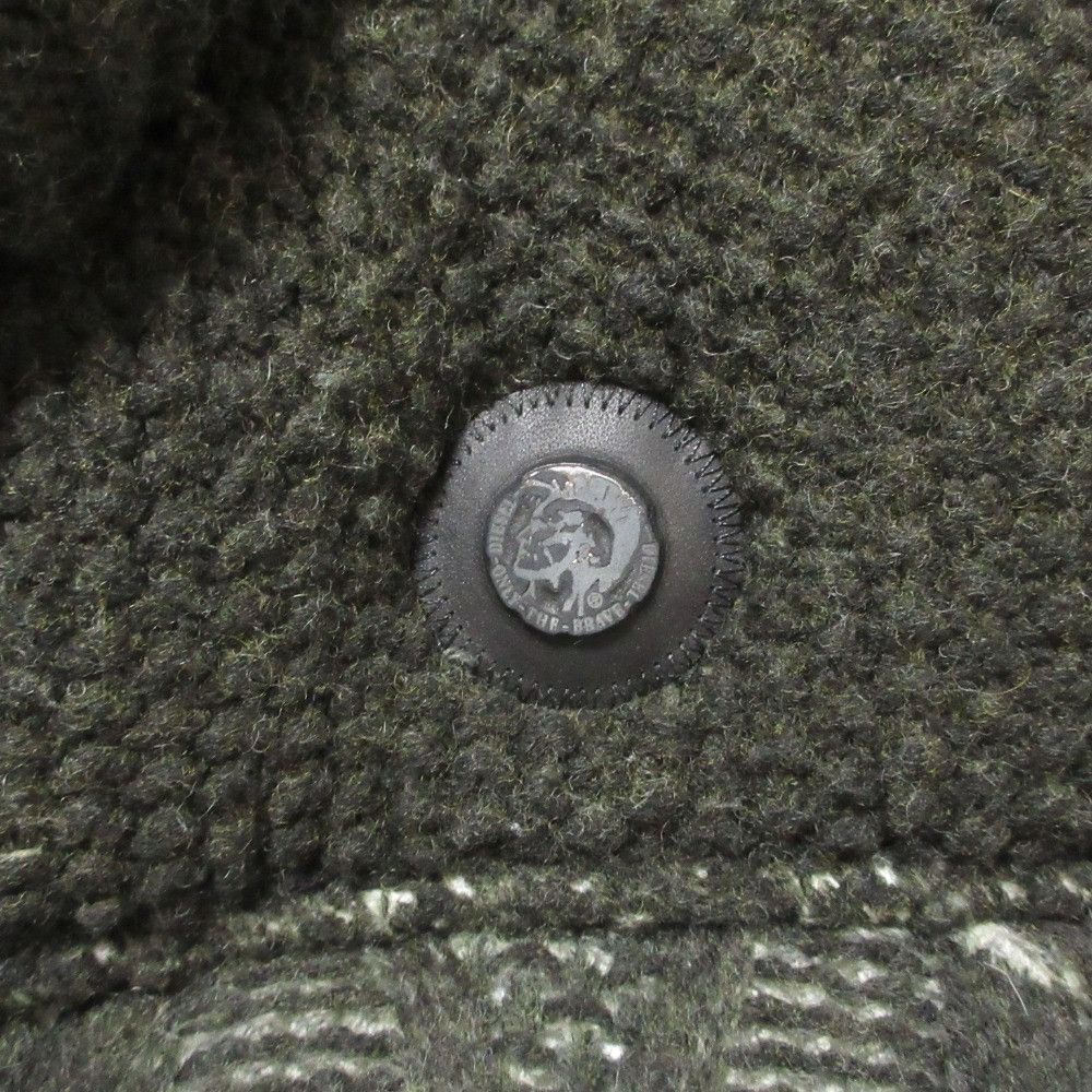 Other Other DIESEL Cable Knit Wool Down Vest Textile Outerwear DUTY FREE for USA Size ONE SIZE - 5 Thumbnail