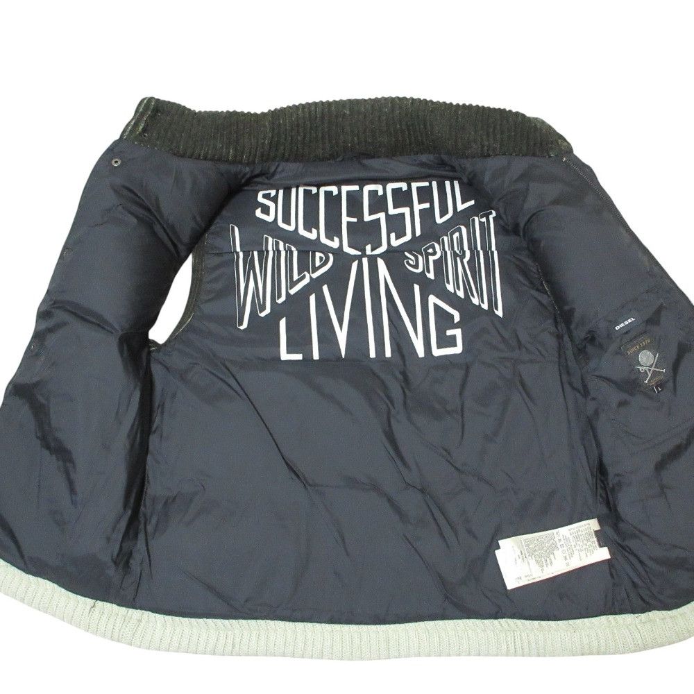Other Other DIESEL Cable Knit Wool Down Vest Textile Outerwear DUTY FREE for USA Size ONE SIZE - 8 Thumbnail