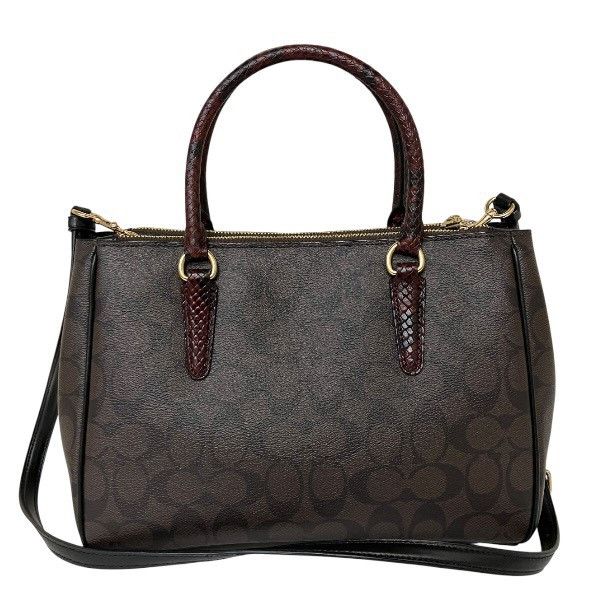 Coach Coach Coach Signature PVC 2way bag Plastic / Synthetic Shoulder Bag F44959 DUTY FREE for USA Size ONE SIZE - 2 Thumbnail