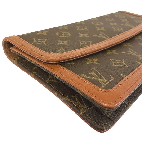 Louis Vuitton Louis Vuitton Louis Vuitton Pochette Dame GM Monogram Clutch Textile Clutch Bag M51810 DUTY FREE for USA Size ONE SIZE - 9 Thumbnail