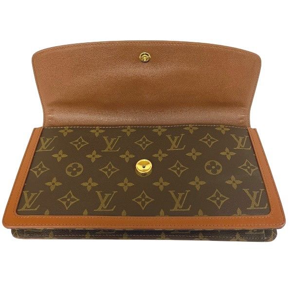 Louis Vuitton Louis Vuitton Louis Vuitton Pochette Dame GM Monogram Clutch Textile Clutch Bag M51810 DUTY FREE for USA Size ONE SIZE - 7 Thumbnail
