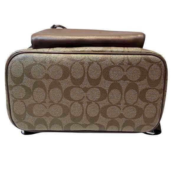 Coach Coach Coach Signature Canvas Backpack Leather Backpack CT810 DUTY FREE for USA Size ONE SIZE - 3 Thumbnail