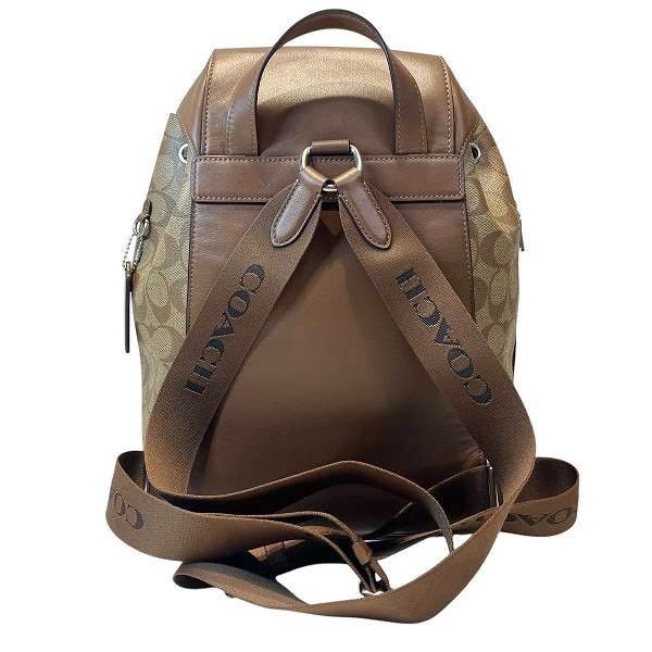 Coach Coach Coach Signature Canvas Backpack Leather Backpack CT810 DUTY FREE for USA Size ONE SIZE - 2 Thumbnail