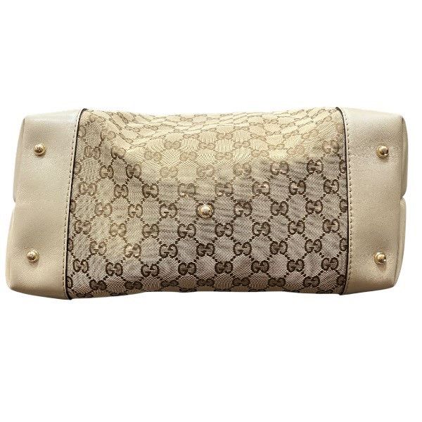 Gucci Gucci Gucci Canvas Leather Tote Bag Leather Tote Bag 269956 DUTY FREE for USA Size ONE SIZE - 3 Thumbnail